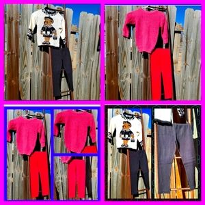 *Vntg* JS KIDS/IRENE CHARLES 4pc set 6/6X